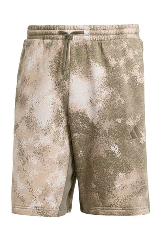 Short regular d’entraînement tie and dye Seasonals - Kaki et blanc