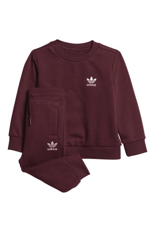 Sweat et pantalon Trefoil Essentials - Bordeaux