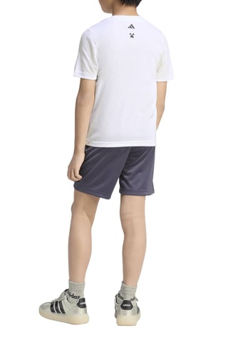 T-shirt et short d’entraînement Minecraft - Blanc et gris