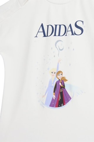 T-shirt et short d’entraînement Anna et Elsa La Reine des Neiges Disney - Blanc