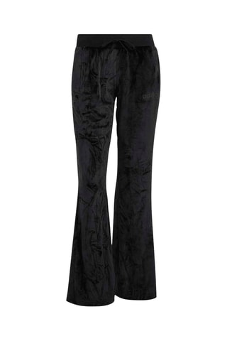 Survêtement en velours taille haute Glam - Noir