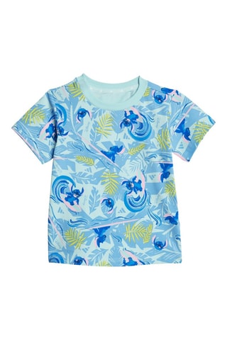 T-shirt et short Lilo et Stitch Disney - Bleu cobalt et ciel - Adidas