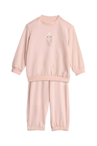 Sweat et pantalon Seasonals - Rose poudré et blanc