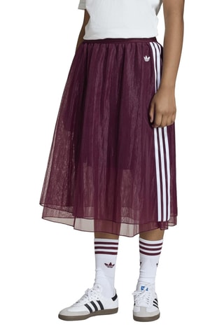 Jupe patineuse taille haute Main Originals - Bordeaux