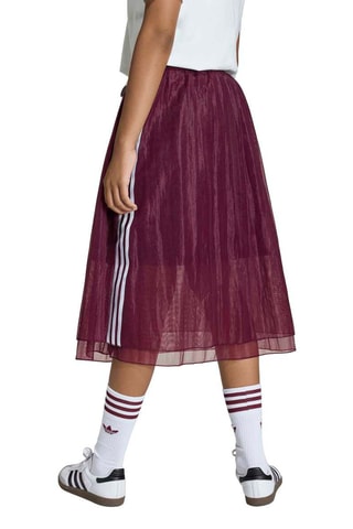 Jupe patineuse taille haute Main Originals - Bordeaux