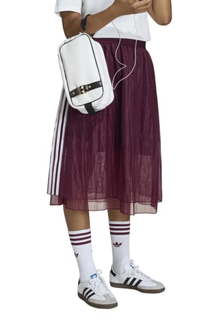 Jupe patineuse taille haute Main Originals - Bordeaux