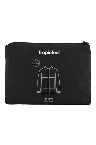 Capa impermeável com capuz Rainshell - Preto