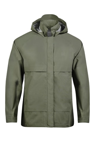 Capa impermeável com capuz Rainshell - Verde