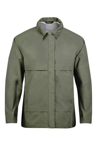 Capa impermeável com capuz Rainshell - Verde