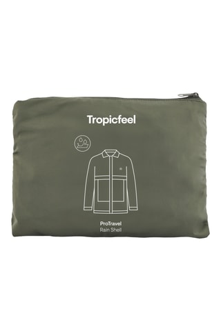 Capa impermeável com capuz Rainshell - Verde
