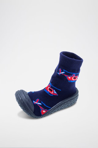 Chaussons chaussettes Bleu marine