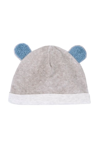 Bonnet à oreilles - Beige clair
