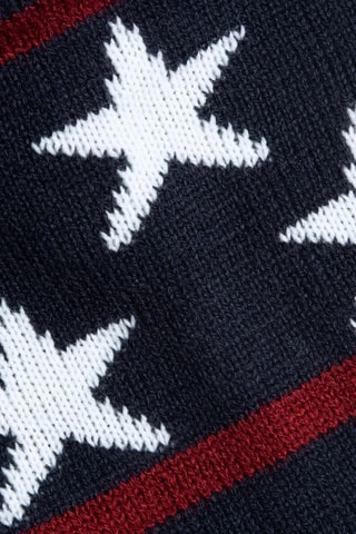 Bonnet à pompon et snood - Bleu marine
