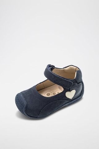 Babies en nubuck - Bleu nuit