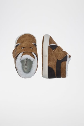 Chaussons fourrés - Marron