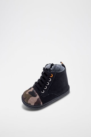 Boots en nubuck - Noir