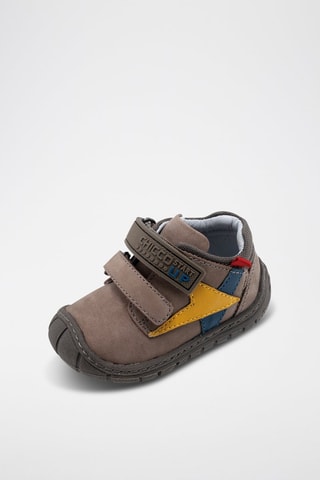 Boots en cuir - Gris