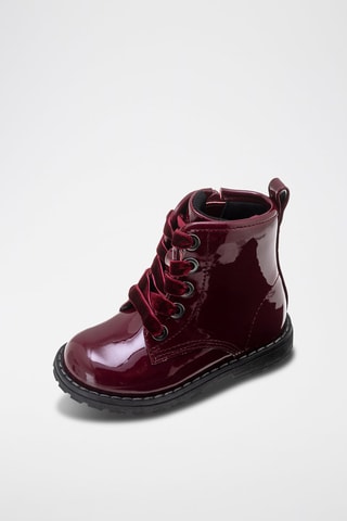 Bottines vernies Bordeaux