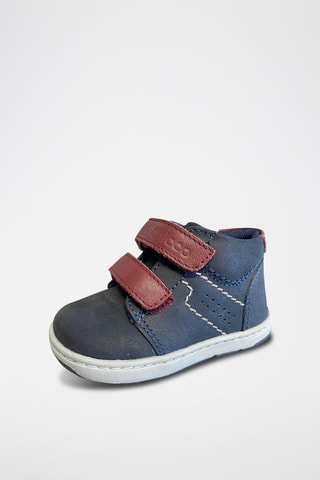 Baskets en cuir - Bleu marine