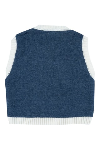 Pull sans manches - Bleu cobalt
