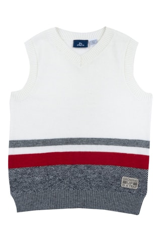 Pull sans manches - Blanc