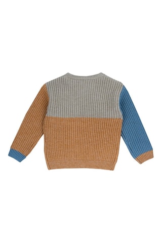 Pull - Orange et gris
