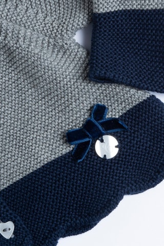 Gilet - Gris et bleu marine