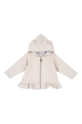 Gilet à capuche à oreilles - Beige clair