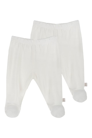 2 pantalons - Blanc