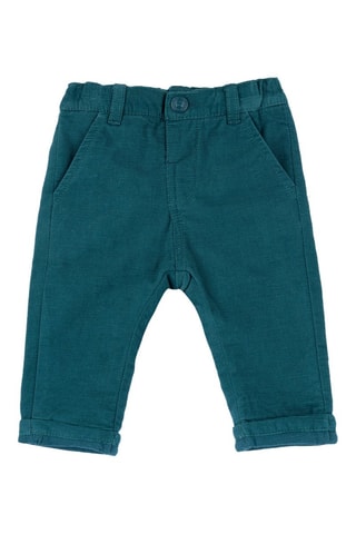 Pantalon en velours - Vert foncé