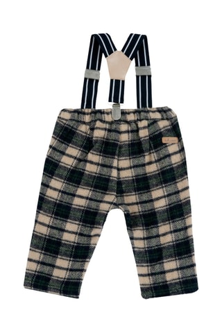 Pantalon en laine - Bleu foncé