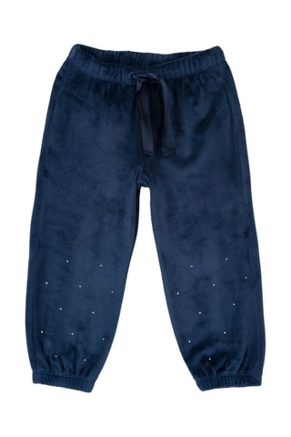 Jogging en velours - Bleu foncé