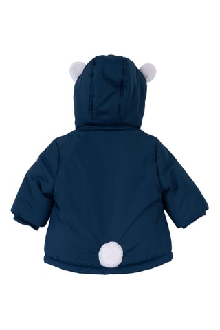 Parka à capuche à oreilles - Bleu foncé