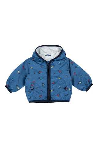 Veste à capuche - Bleu cobalt
