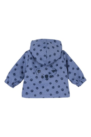 Veste à capuche - Bleu et noir