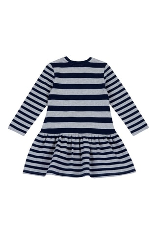 Robe - Bleu marine et gris