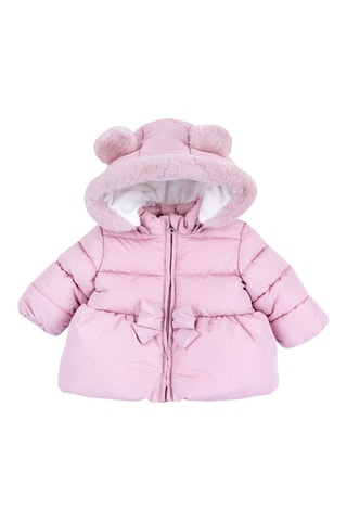 Doudoune à capuche - Rose