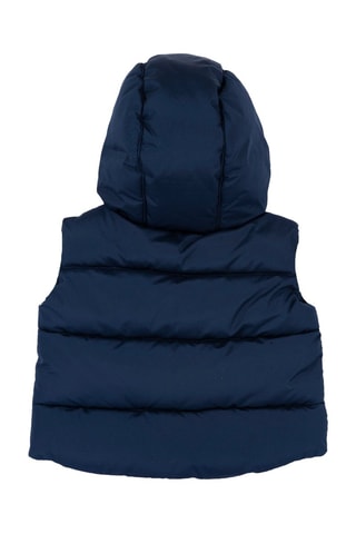 Doudoune sans manches à capuche - Bleu nuit