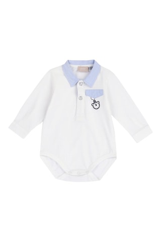 Body polo - Blanco