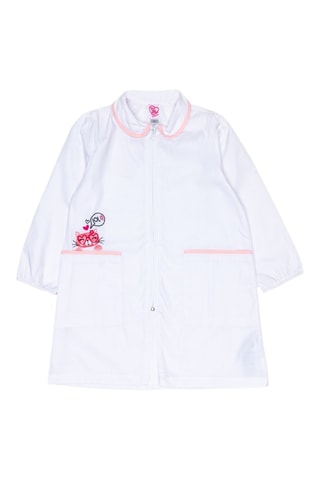 Tablier - Rose et blanc