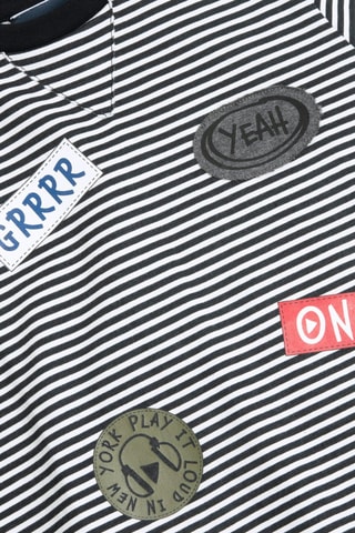 T-shirt - Blanc et noir