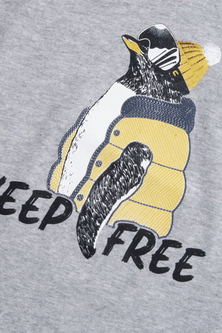 T-shirt - Gris chiné