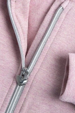 Sweat à capuche - Rose poudré chiné