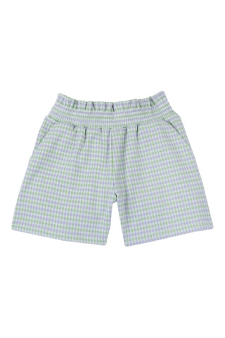 Short - Vert d’eau et mauve