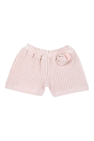 Short en velours - Rose
