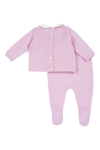 Pull et pantalon en laine - Rose