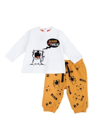 T-shirt et jogging - Blanc