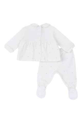 Blouse et pantalon - Blanc