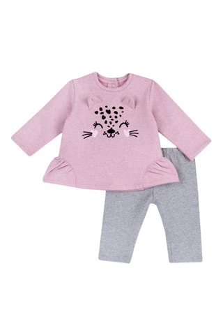 T-shirt et legging - Rose