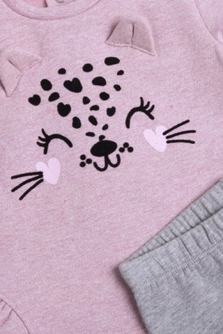T-shirt et legging - Rose